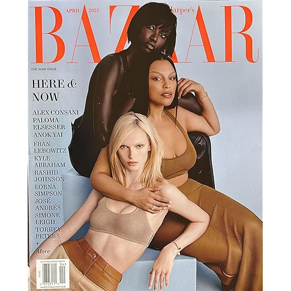 Harper's Bazaar USA Magazine February 2025 Zoe Saldaña
